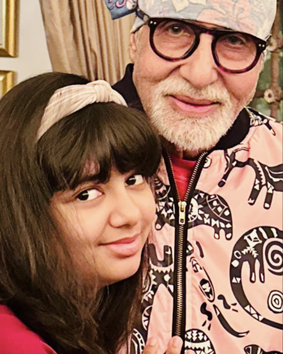 amitabh bachchan and aaradhya bachchan